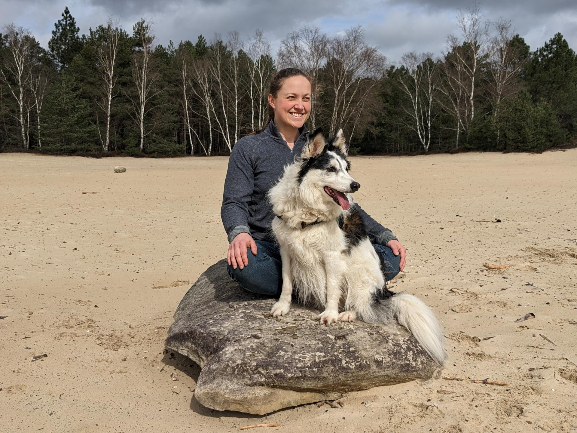 Mer de sable avec jazzy